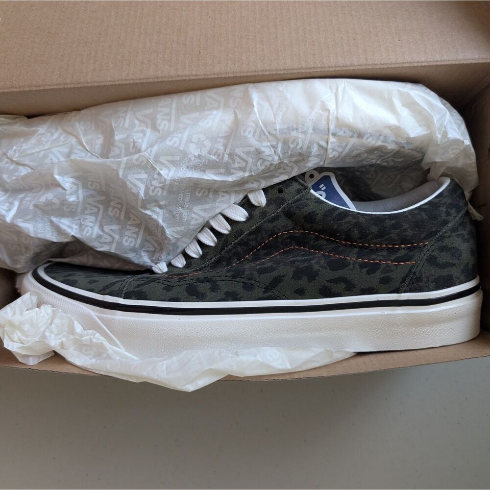 VANS ANAHEIM FACTORY OLD SKOOL 36 DX Leopard NEW in Boxi Men's size 10 - Picture 7 of 8